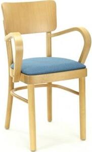 Novo karmstol med klädd sits - Valfri färg på klädsel och stomme
