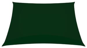 Solsegel oxfordtyg fyrkantigt 3x3 m mörkgrön