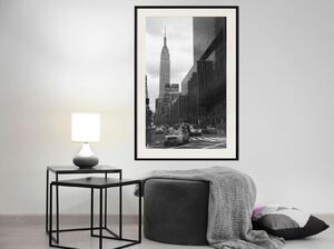 Inramad Poster / Tavla - Empire State Building - 20x30 Svart ram