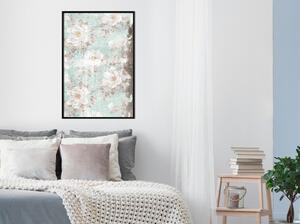 Inramad Poster / Tavla - Floral Muslin - 20x30 Guldram