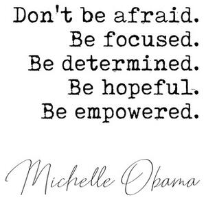 Illustration Quote Michelle Obama, Finlay & Noa