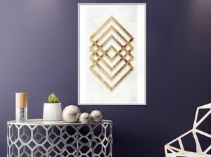 Inramad Poster / Tavla - Golden Inlay - 20x30 Guldram