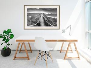 Inramad Poster / Tavla - Horizon - 60x40 Guldram
