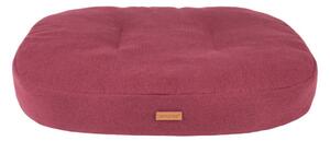 MONTANA Hundmadrass L 78x65x10cm Oval Vinröd -