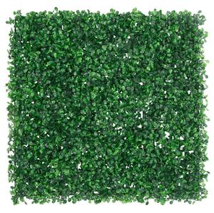 Konstväxt växtvägg 6 st grön 50x50 cm