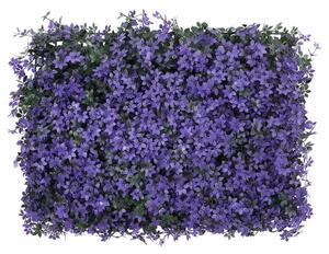 Konstväxt växtvägg 24 st lila 40x60 cm
