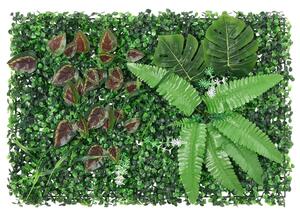 Konstväxt växtvägg 6 st grön 40x60 cm