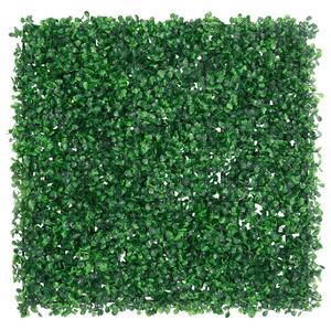 Konstväxt växtvägg 24 st grön 50x50 cm