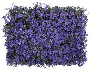 Konstväxt växtvägg 6 st lila 40x60 cm