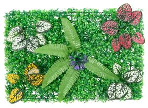 Konstväxt växtvägg 24 st grön 40x60 cm