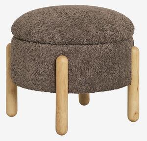 House Nordic - Puff Medas - Brun - Fotpallar & puffar - Från Homeroom