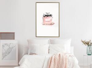 Inramad Poster / Tavla - Pink Scent - 40x60 Svart ram