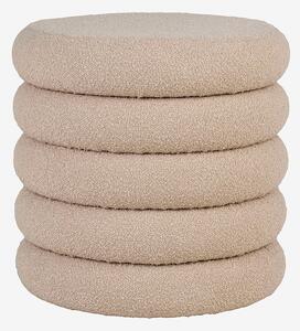 House Nordic - Puff Brooklyn - Beige - Fotpallar & puffar - Från Homeroom