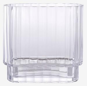 House Nordic - Räfflad glasvas - Transparent - Krukor & vaser - Från Homeroom