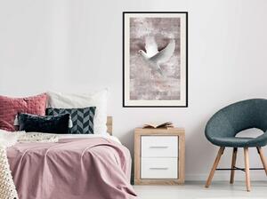 Inramad Poster / Tavla - White Dreams - 20x30 Guldram med passepartout