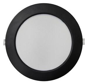 LED infälld belysning CIRCLE LED/18W/230V 4000K diameter 22 cm svart