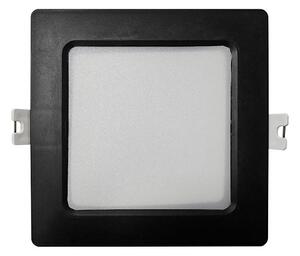 LED infälld belysning SQUARE LED/6W/230V 4000K 12x12 cm svart