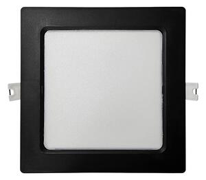LED infälld belysning SQUARE LED/12W/230V 4000K 17x17 cm svart