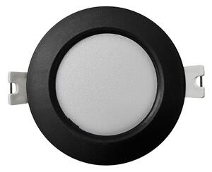 LED infälld belysning CIRCLE LED/3W/230V 4000K diameter 9 cm svart