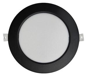 LED infälld belysning CIRCLE LED/12W/230V 4000K diameter 17 cm svart