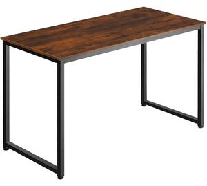 Tectake 404465 skrivbord flint - industriellt mörkt trä, 120 cm