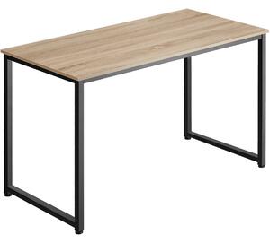 Tectake 404466 skrivbord flint - industriellt lätt trä, ek sonoma, 120 cm
