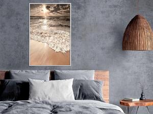Inramad Poster / Tavla - Beach of Memories - 20x30 Svart ram