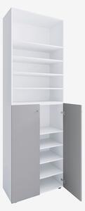 VCM - Vcm Skoskåp Lona 2Xl 10-fack gångjärnsdörrar + hylla - Flerfärgad - Skoskåp - Från Homeroom