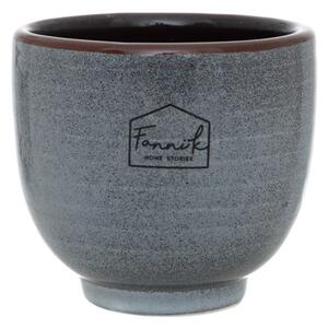 Fanni K Mugg i keramik 8 cm, grå