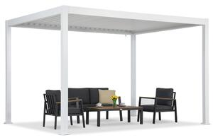 Lagos 3x4 Garden Point fristående pergola för terrass vit