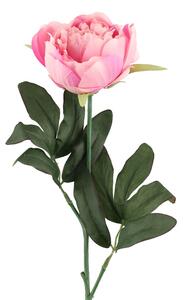 4Living Konstgjord snittblomma - Pion 54 cm Rosa