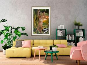 Inramad Poster / Tavla - Life in the Jungle - 20x30 Guldram med passepartout