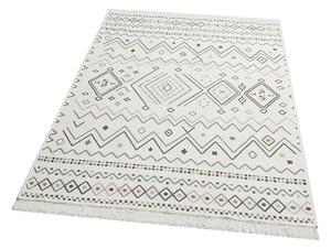 EKO HALI Matta 80x150 cm Beige/Blå/Vit -