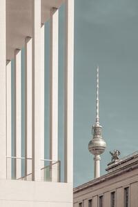 Fotografi BERLIN Television Tower & Museum Island | urban vintage style, Melanie Viola