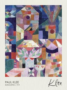 Bildreproduktion Burggarten (1919), Paul Klee