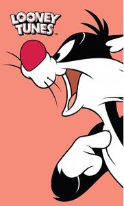 Looney Tunes Handduk Sylvester 30x50cm Röd