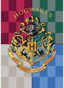 Harry Potter Hogwarts - Fleecefilt Pläd 100x140cm