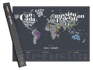DCS Aps Scratch Map Travel Card - Världskarta