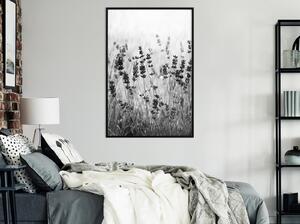 Inramad Poster / Tavla - Shadow of Meadow - 20x30 Guldram med passepartout