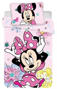 Disney Mimmi Pigg, Blommor - Påslakanset Junior 100×135 cm