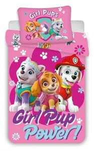 Paw Patrol Girl Pup Power - Påslakanset Junior 100×135 cm