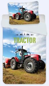 Carbotex Röd traktor - Påslakanset Junior 100×140 cm