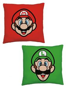 Super Mario Bros Mario & Luigi - Kudde 40x40cm