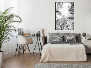 Inramad Poster / Tavla - Treetops - 20x30 Guldram