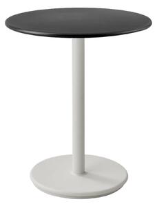 Cane-Line - Cafebordsunderrede - Drop - Sand/bordsskiva dia. 60 cm - Drop, Go - Lava Grey - Balkong- och cafébord - Träfärgad,Grå