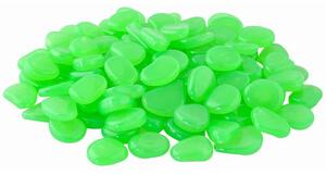 Iso Trade Dekorstenar som lyser i mörkret 100-pack - Grön
