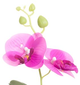 4Living Konstgjord växt - Orkidé 25 cm - Lila