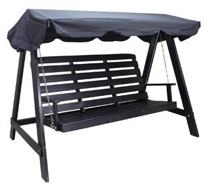 Hammock Pelle med Tak - Svart &amp Svart