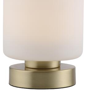 Bordslampa i mässing inkl LED 3-stegs dimbar med touch - Mirko