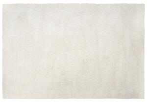 Trasmatta Vit Bomull Polyesterblandning 200 x 300 cm Fluffig Tät lugg Beliani